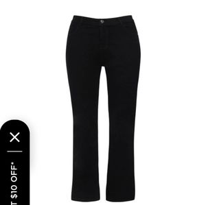 Evans size 22 black jeans in tall